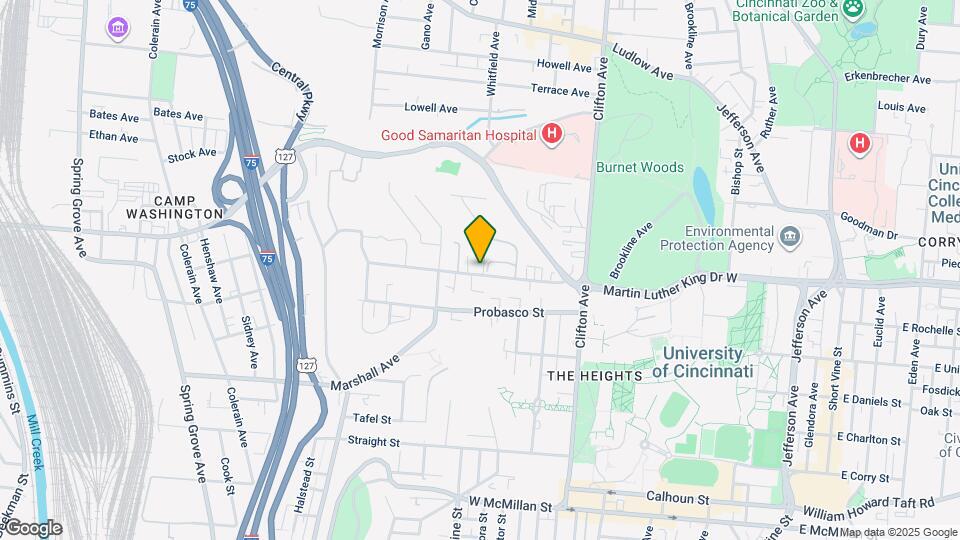 494 Riddle Rd Map and Location Details