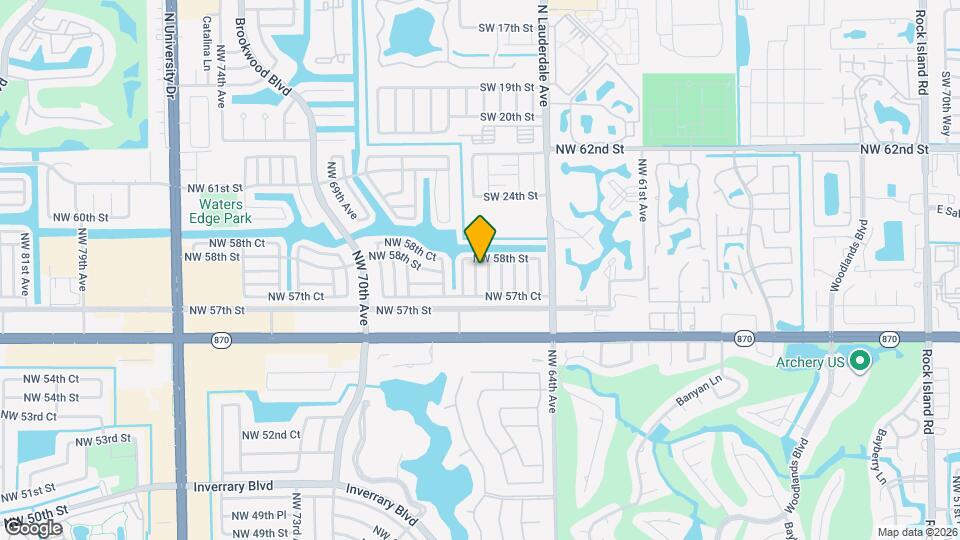 5718 NW 66th Ave Map and Location Details