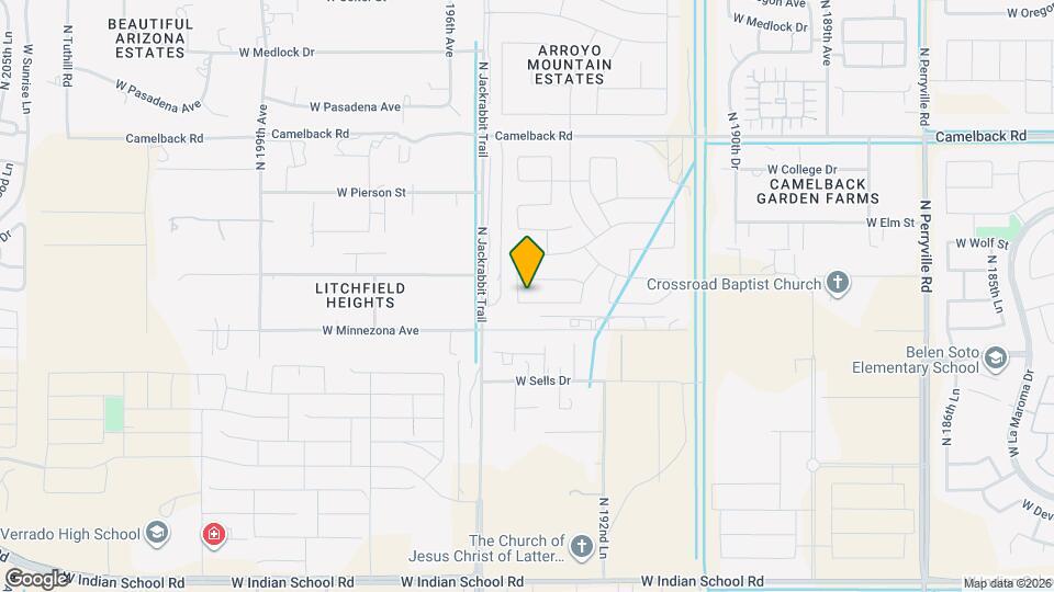 19434 W Hazelwood St Map and Location Details