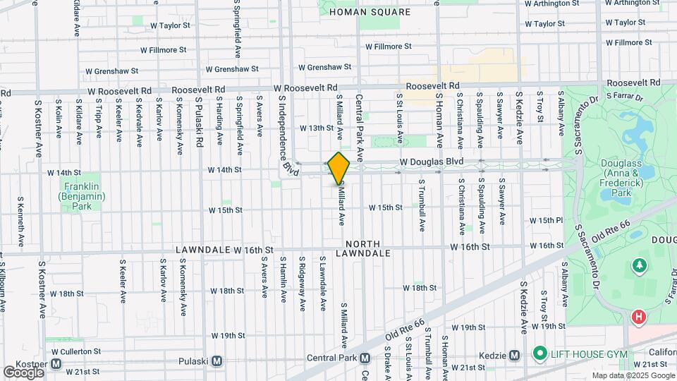 1420 S Millard Ave Map and Location Details