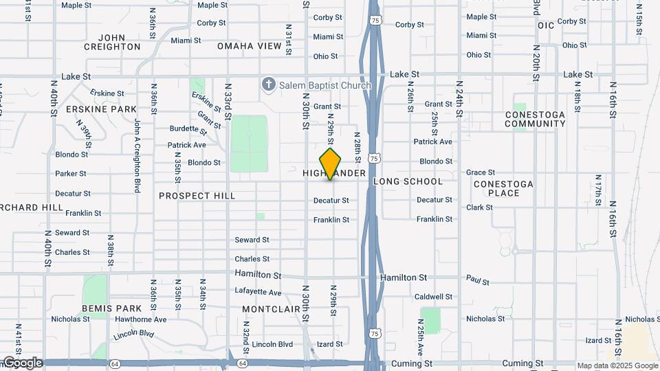 2901 Parker St Map and Location Details