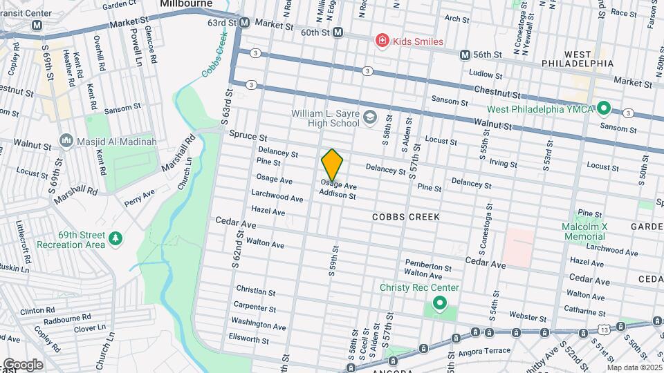 5926 Osage Ave Map and Location Details
