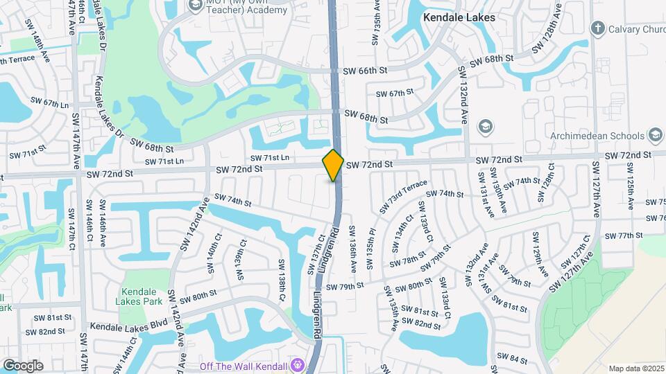 7251 SW 137th Ct Map and Location Details
