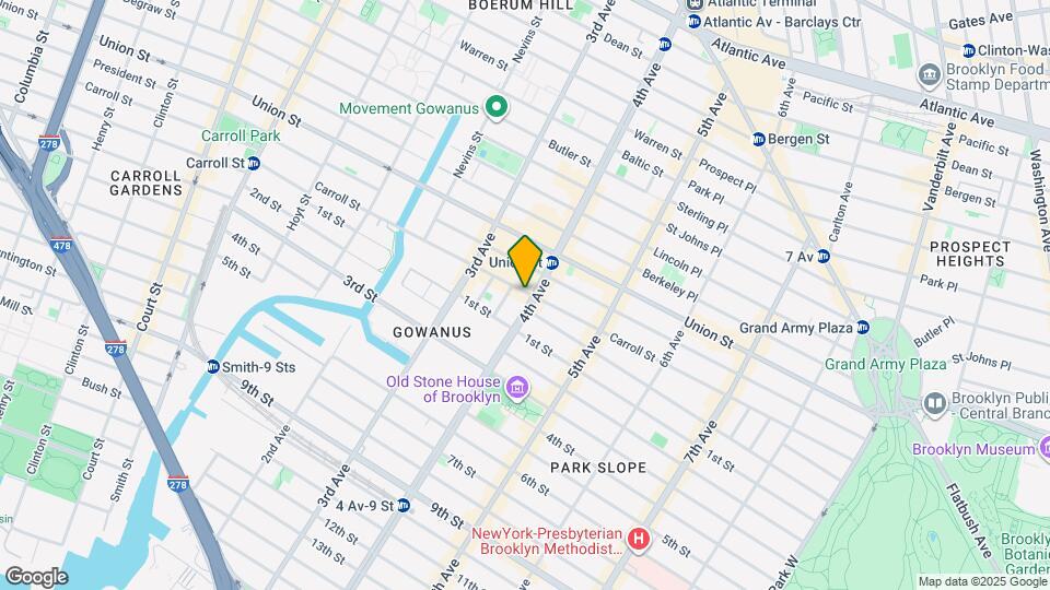 544 Carroll St Mapa y Detalles de la Ubicación