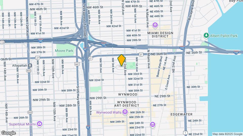 227 NW 34th St Map and Location Details