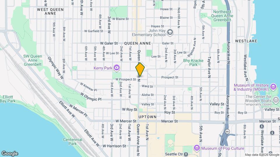 556 1/2 Prospect St Map and Location Details