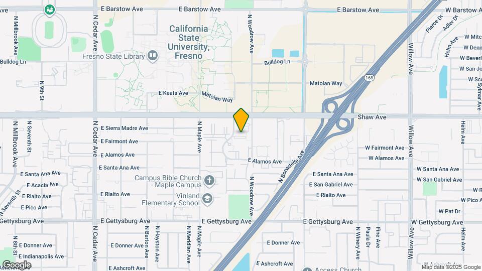 4890 N Backer Ave Map and Location Details