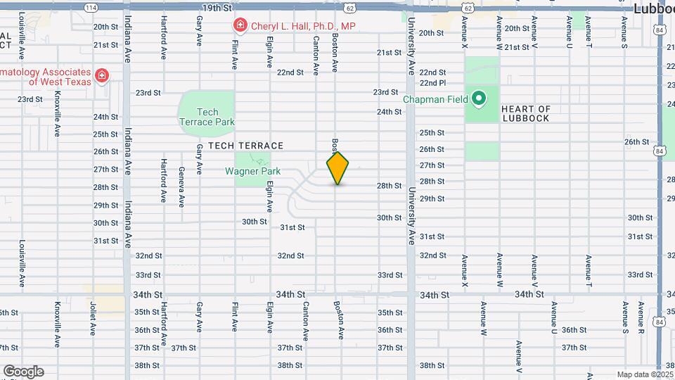 2625 28th St Map and Location Details
