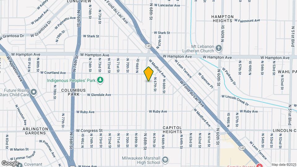 4650 N 68th St Map and Location Details