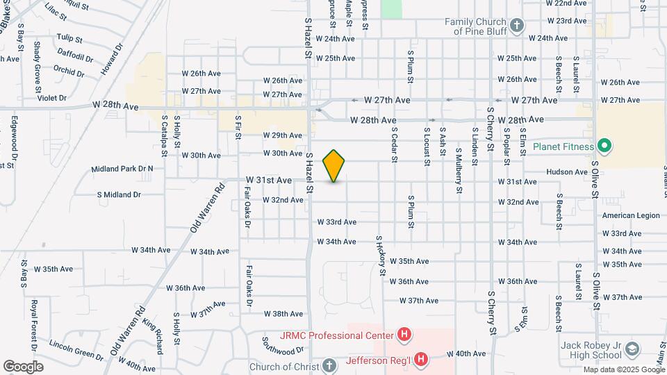 2020 W 31st Ave Map and Location Details