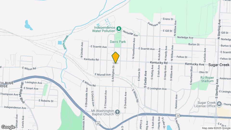 107 S Arlington Ave Map and Location Details