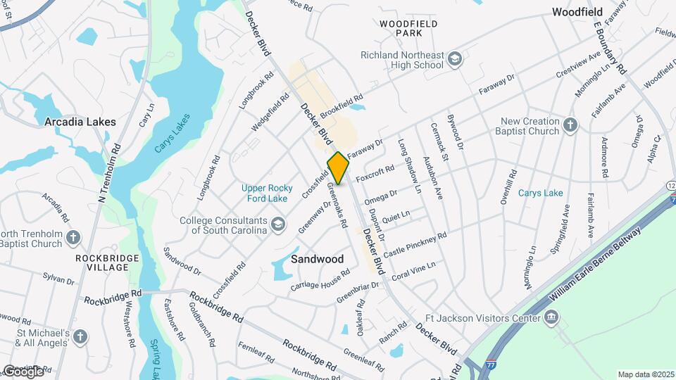 2104 Greenoaks Rd, Unit Greenoaks Commons Map and Location Details