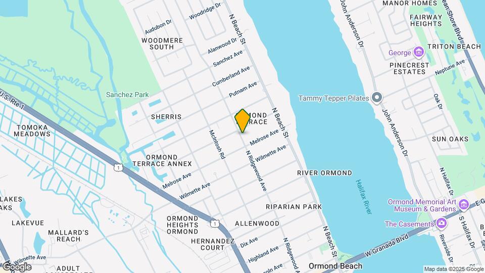 423 N Ridgewood Ave Mapa y Detalles de la Ubicación
