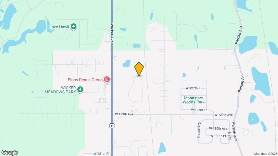 12704 Woodside Dr Map and Location Details