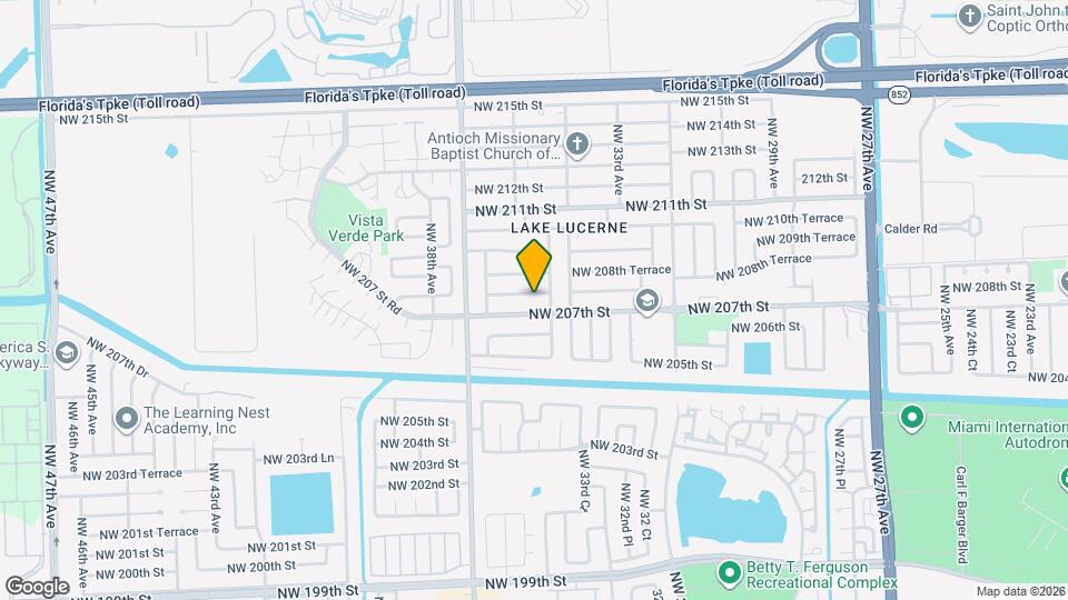 3460 NW 208th St Map and Location Details