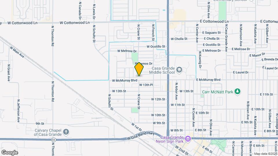 550 W McMurray Blvd Map and Location Details