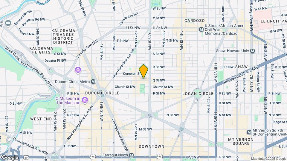 1600 Q St NW Map and Location Details