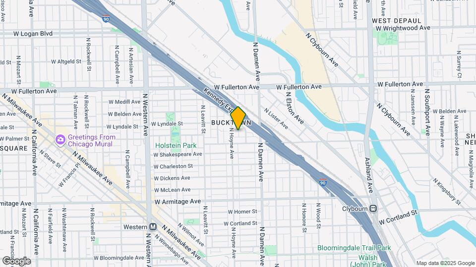 2219 N Hoyne Ave, Unit 2R Mapa y Detalles de la Ubicación