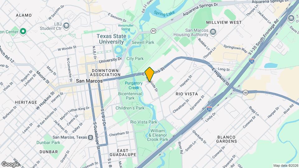 105 Riverside Dr Map and Location Details