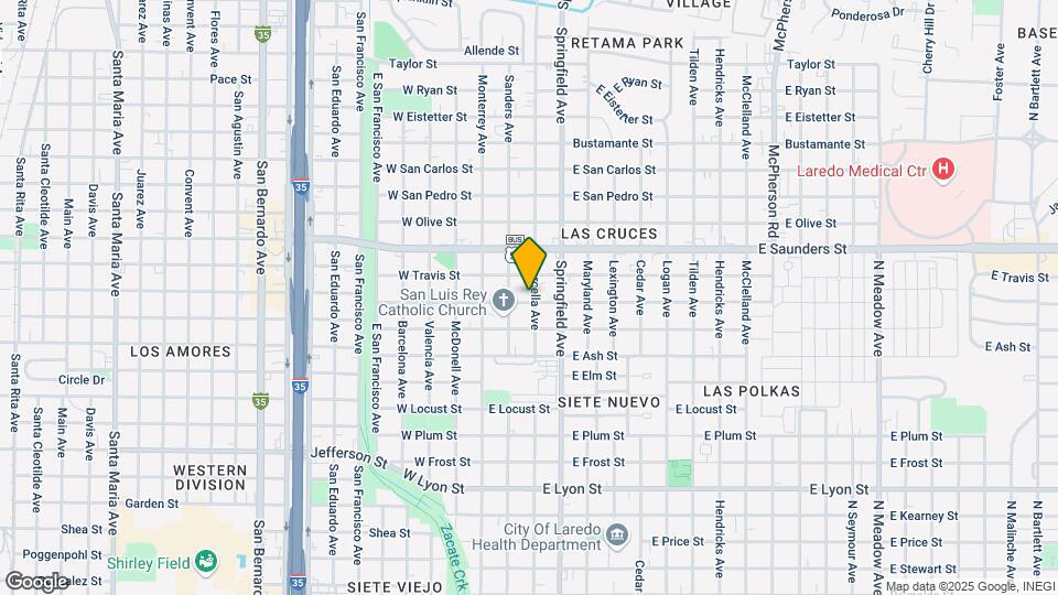 220 E San Jose St Map and Location Details