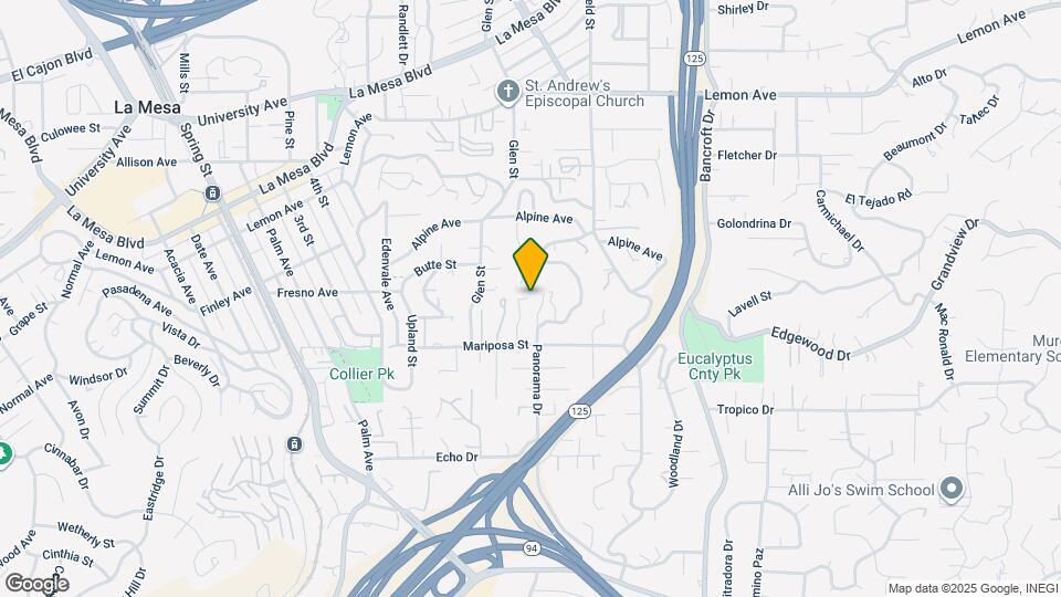 4461 Scenic Ln Map and Location Details