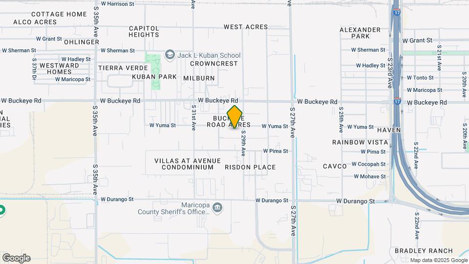 2915 W Yuma St Map and Location Details