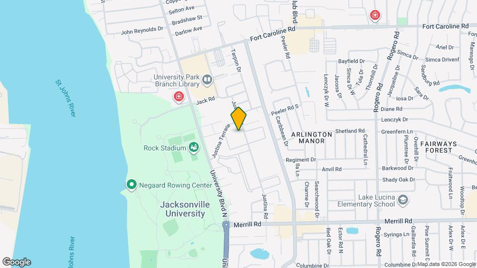 3266 Justina Rd Map and Location Details