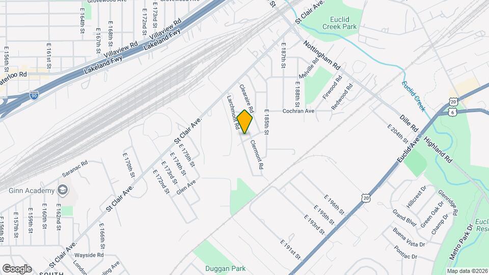 1467 Larchmont Rd Mapa y Detalles de la Ubicación