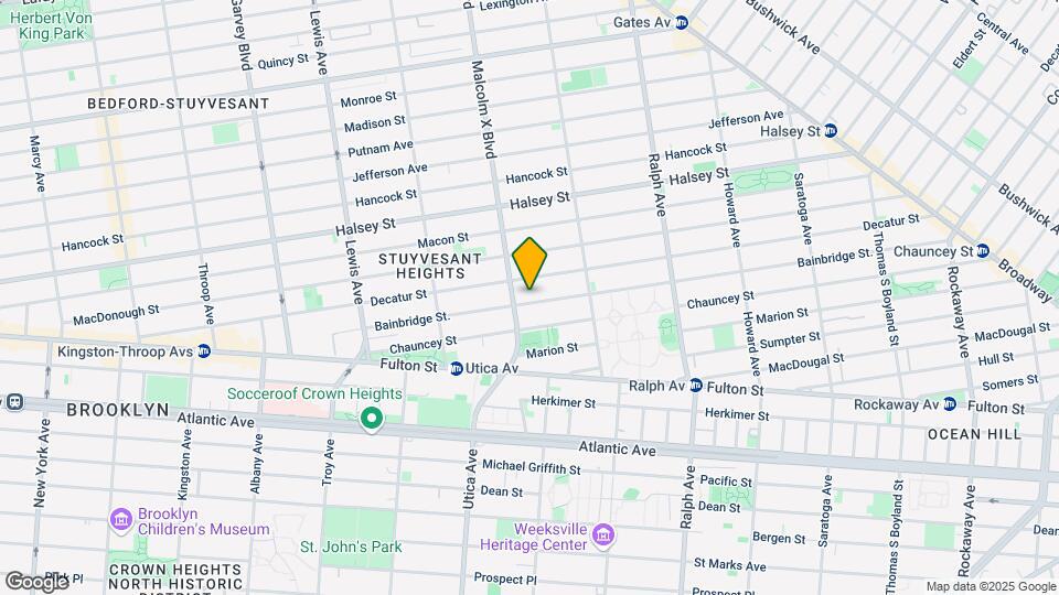 225 Bainbridge St Map and Location Details