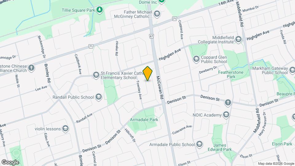 164 Stather Crescent Map and Location Details