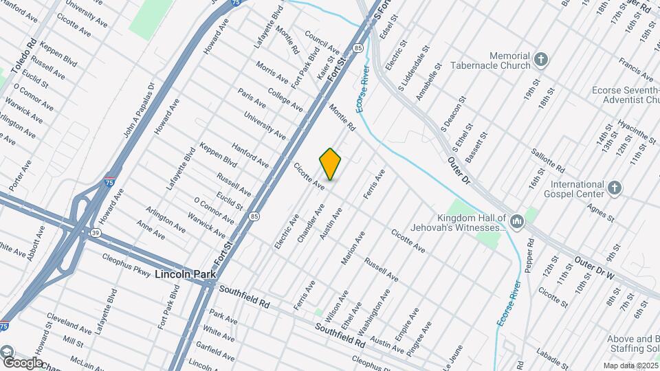 1336 Chandler Ave Map and Location Details