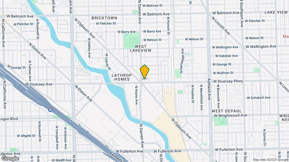 1964 W Diversey Pkwy Map and Location Details