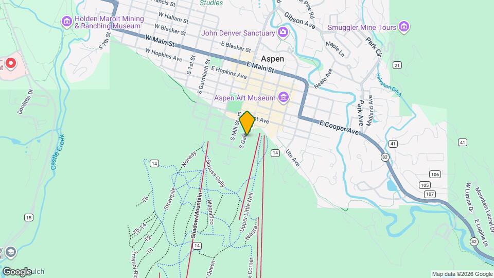 712 S Galena St Map and Location Details