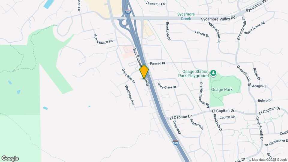 1081 San Ramon Valley Blvd Map and Location Details