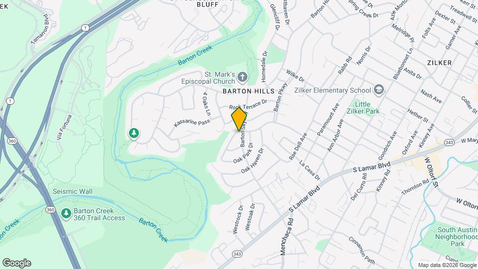 2801 Cedarview Dr Map and Location Details