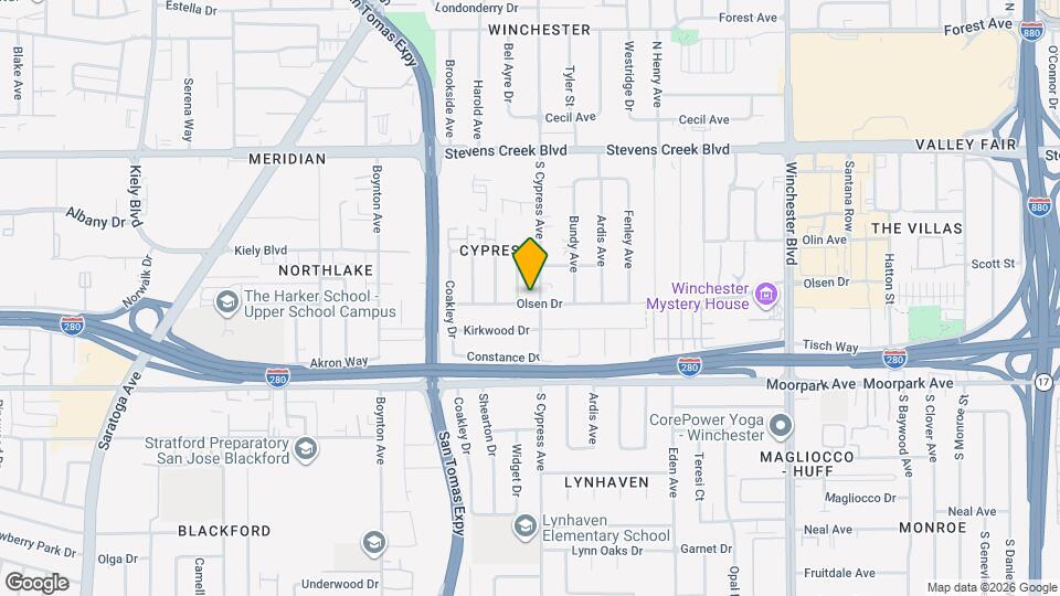3507 Olsen Dr Mapa y Detalles de la Ubicación