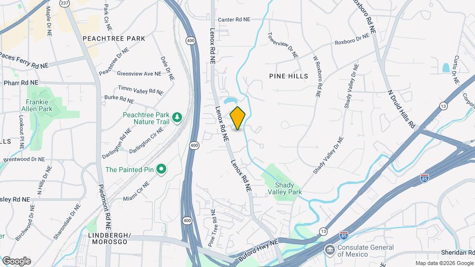 201 Lenox Way NE Map and Location Details