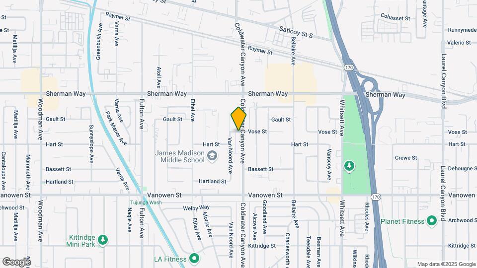 7013 Coldwater Canyon Ave, Unit 2 Mapa y Detalles de la Ubicación
