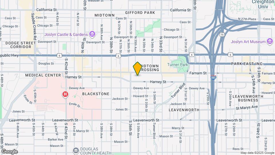 35th Map and Location Details