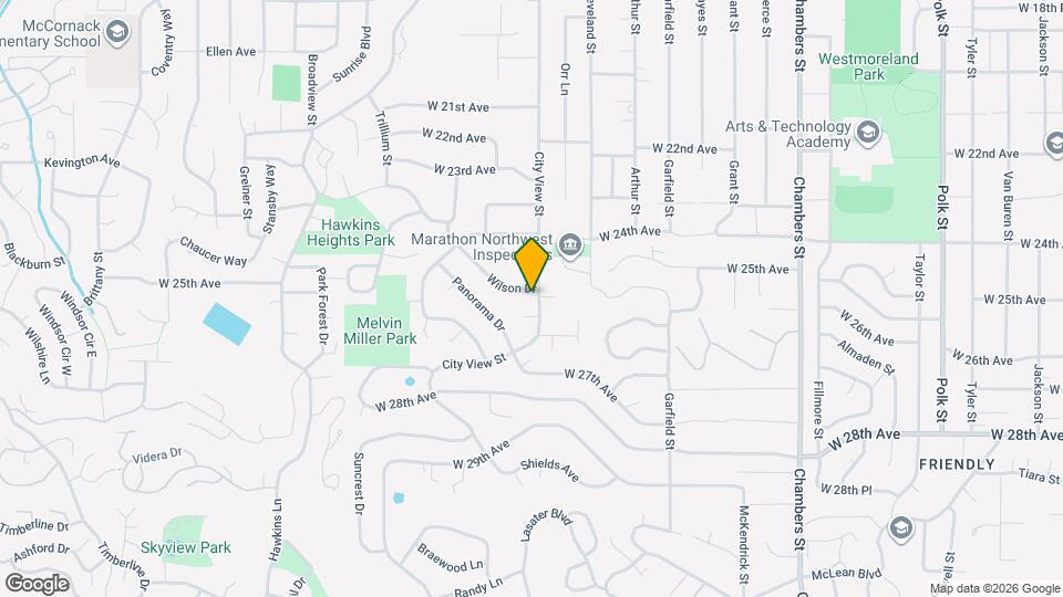 2490 Wilson Dr Map and Location Details