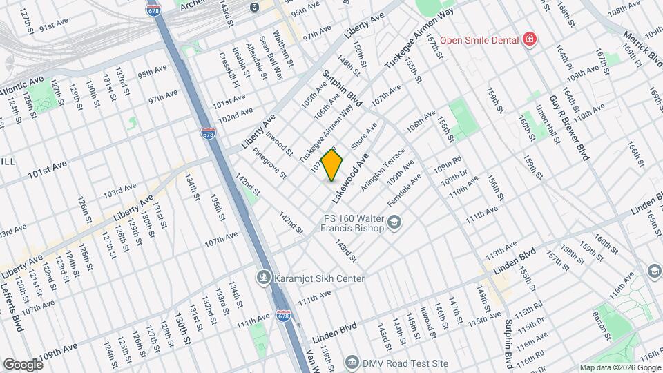 107-43 Inwood St Map and Location Details