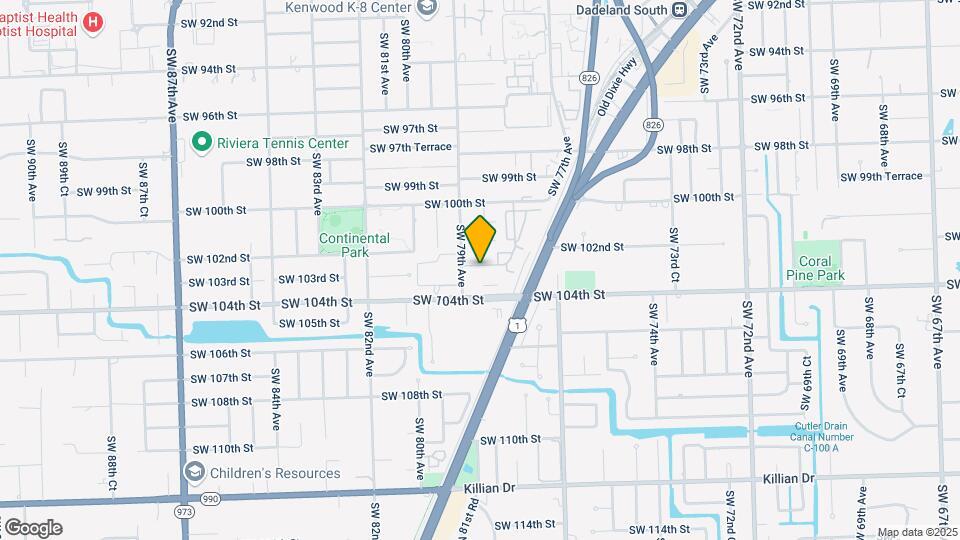 7864 SW 102nd Ln Map and Location Details