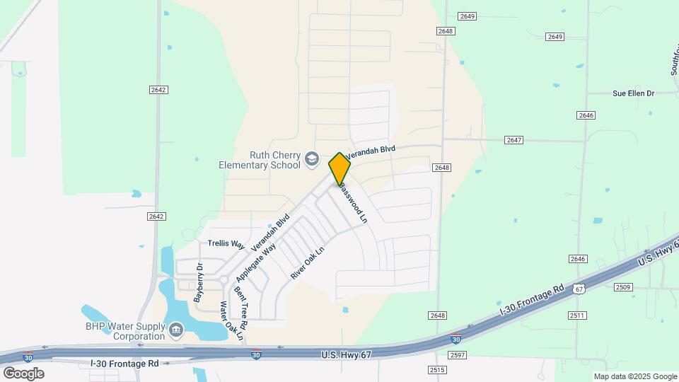 1321 Basswood Ln Map and Location Details