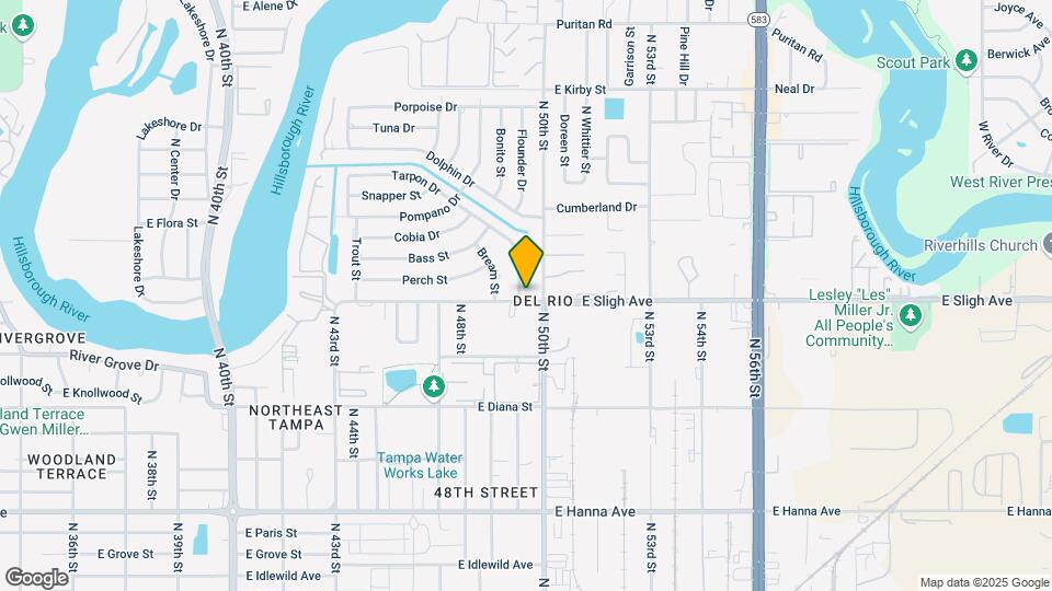 4542 Tarpon Dr Map and Location Details