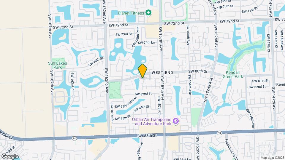 8020 SW 158th Pl Map and Location Details