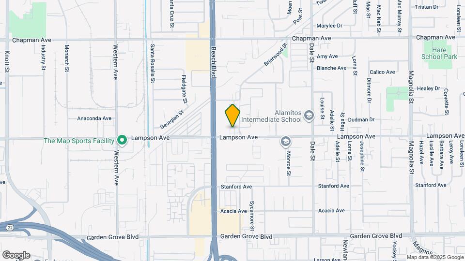 8081 Lampson Ave Mapa y Detalles de la Ubicación