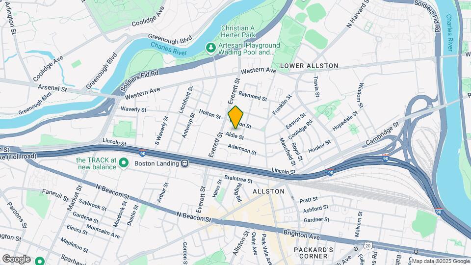 28 Aldie St, Unit 1 Map and Location Details