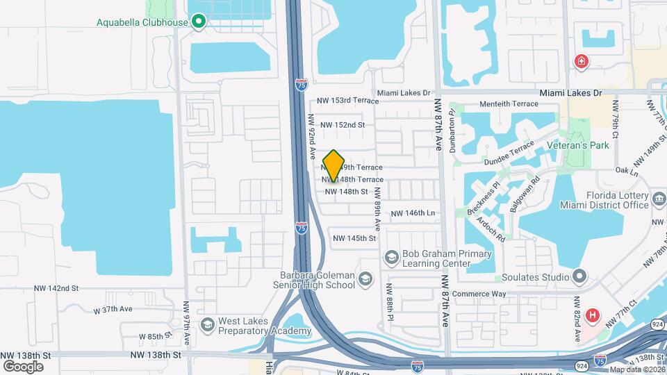 9081 NW 148th St Mapa y Detalles de la Ubicación