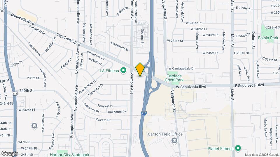 820 Sepulveda Blvd Map and Location Details