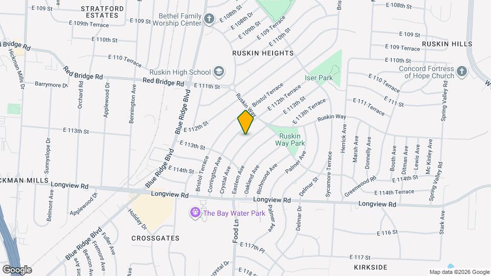 11214 Crystal Ave Map and Location Details